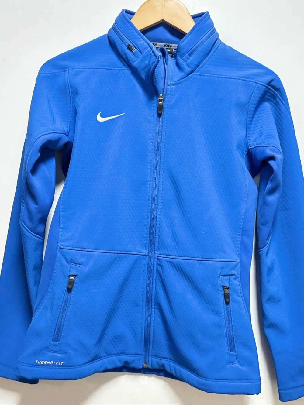 Nike Royal Blue Full-Zip Therma-Fit Jacket